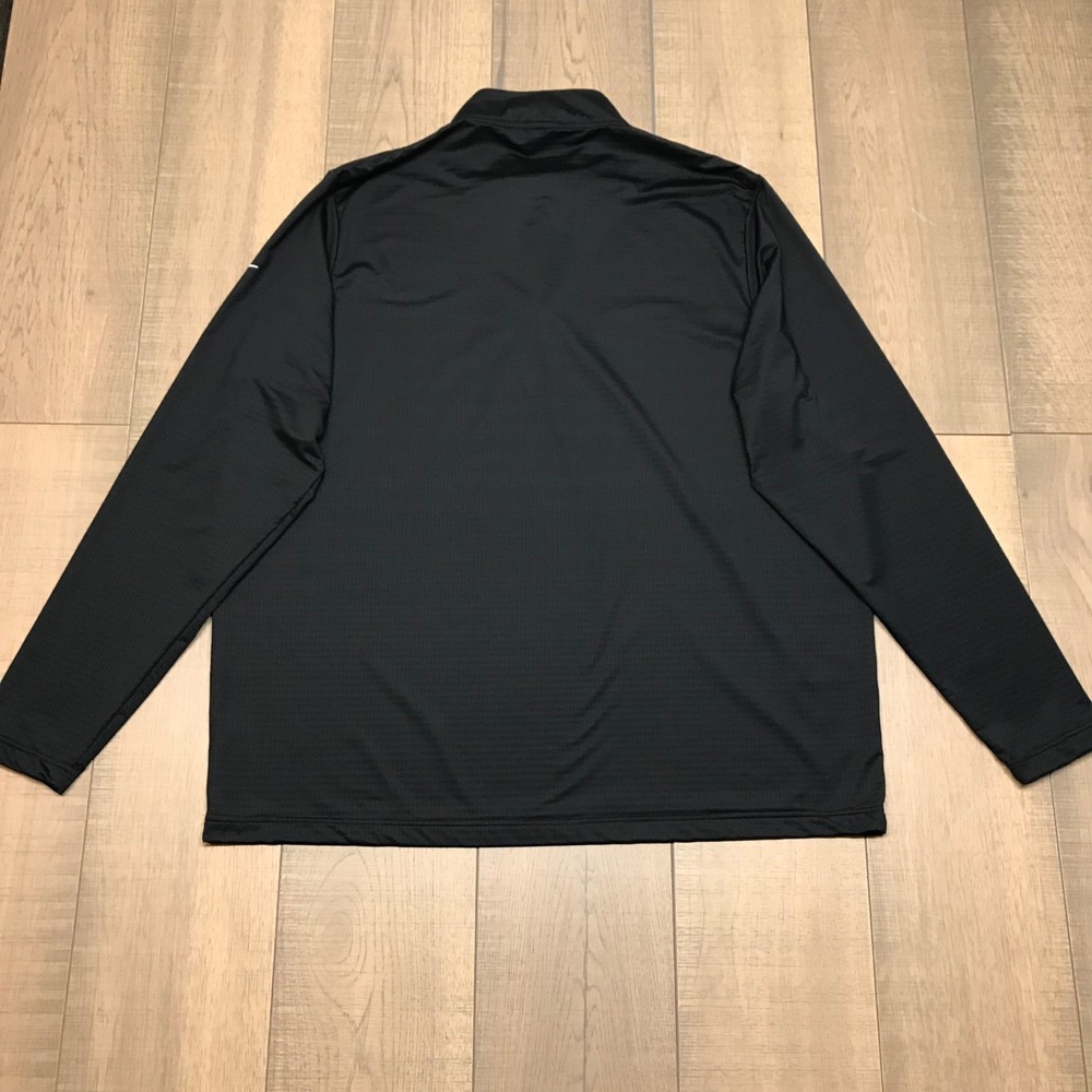 Nike 1/2 Zip Pullover Mens Size 3XLT Black Victory Golf Performance Dri-Fit 1/4 - Picture 2 of 11